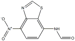 포름아미드,N-(4-니트로-7-벤조티아졸릴)-(9CI) 구조식 이미지