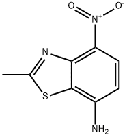 7-Benzothiazolamine,2-methyl-4-nitro-(9CI) Structure