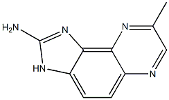 1H-Imidazo[4,5-f]quinoxalin-2-amine,8-methyl-(9CI) 구조식 이미지