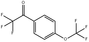 4-(Trifluoromethoxy)-2,2,2-trifluoroacetophenone 구조식 이미지