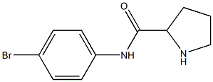 N-(4-bromophenyl)pyrrolidine-2-carboxamide 구조식 이미지