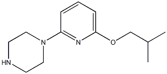 1-(6-ISOBUTOXY-2-PYRIDYL)PIPERAZINE Structure