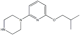 1-(6-ISOBUTOXY-2-PYRIDYL)PIPERAZINE 구조식 이미지