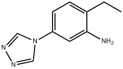 2-ethyl-5-(4H-1,2,4-triazol-4-yl)aniline(SALTDATA: FREE) 구조식 이미지