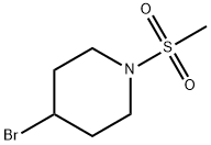 4-BROMO-1-METHANESULFONYLPIPERIDINE(WX191413) 구조식 이미지