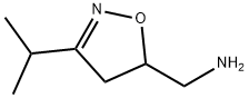 1-(3-isopropyl-4,5-dihydroisoxazol-5-yl)methanamine(SALTDATA: HCl) Structure