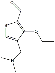 2-Thiophenecarboxaldehyde,4-[(dimethylamino)methyl]-3-ethoxy-(9CI) Structure