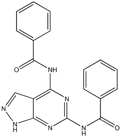 4,6-dibenzamidopyrazole(3,4-d)pyrimidine Structure