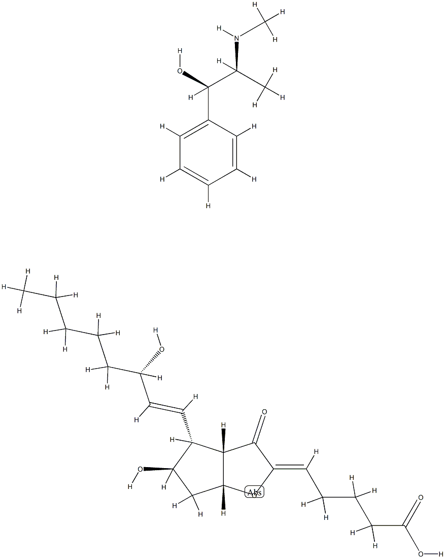 7-oxo-prostaglandin I2-ephedrine Structure