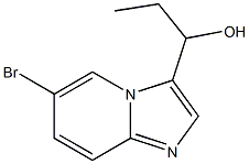 이미다조[1,2-a]피리딘-3-메탄올,6-브로모-α-에틸- 구조식 이미지