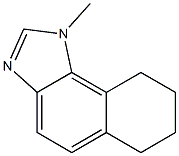 1H-Naphth[1,2-d]imidazole,6,7,8,9-tetrahydro-1-methyl-(6CI) 구조식 이미지