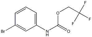2,2,2-trifluoroethyl 3-bromophenylcarbamate Structure
