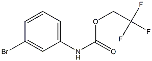 2,2,2-trifluoroethyl 3-bromophenylcarbamate 구조식 이미지