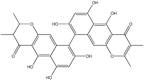 chaetochromin D 구조식 이미지