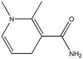 3-피리딘카르복스아미드,1,4-디하이드로-1,2-디메틸-(9CI) 구조식 이미지