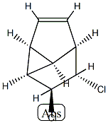 Cyclopropa[cd]pentalene, 1,2-dichloro-1,2,2a,2b,4a,4b-hexahydro-, (1-alpha-,2-ba-,2a-alpha-,2b-alpha-,4a-alpha-,4b-alpha-)- (9CI) Structure