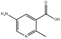 3-Pyridinecarboxylic acid, 5-aMino-2-Methyl- Structure