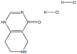 5,6,7,8-테트라하이드로피리도[4,3-d]피리미딘-4(3H)-온(HCl염) 구조식 이미지