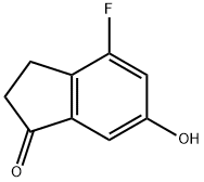 4-Fluoro-6-hydroxy-indan-1-one 구조식 이미지