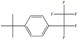 4-tert-Butylpentafluoroethylbenzene 구조식 이미지