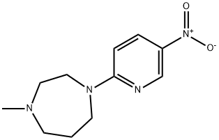 1-methyl-4-(5-nitropyridin-2-yl)-1,4-diazepane 구조식 이미지