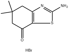 2-AMino-5,5-diMethyl-5,6-dihydro-4H-benzothiazol-7-one bydrobroMide Structure