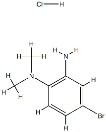N-(2-amino-4-bromophenyl)-N,N-dimethylamine hydrochloride 구조식 이미지