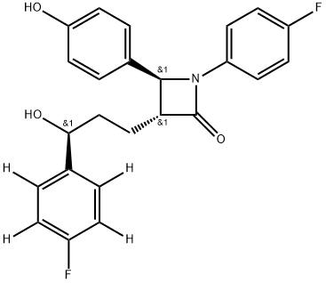 EzetiMibe-d4 Structure