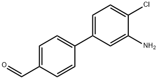 3'-Amino-4'-chloro-biphenyl-4-carbaldehyde 구조식 이미지
