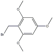 2-(bromomethyl)-1,3,5-trimethoxybenzene 구조식 이미지