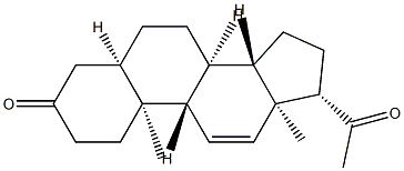 5β-Pregn-11-ene-3,20-dione Structure