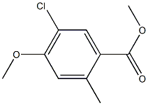 methyl 5-chloro-4-methoxy-2-methylbenzoate Structure