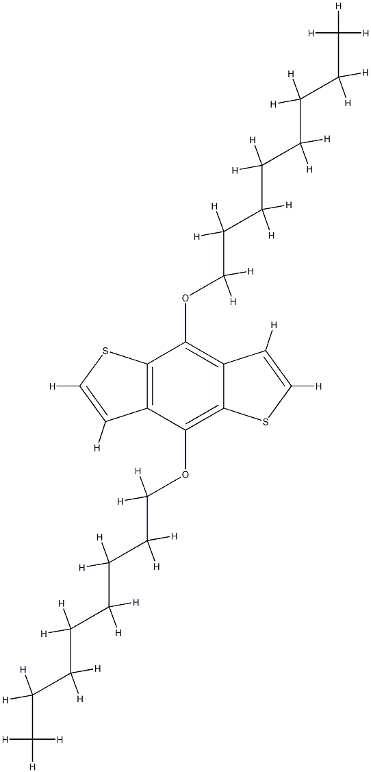 4,8-디옥틸옥시벤조[1,2-b:3,4-b]디티오펜 구조식 이미지