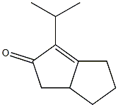 2(1H)-Pentalenone,4,5,6,6a-tetrahydro-3-isopropyl-(6CI) 구조식 이미지