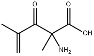 4-Pentenoicacid,2-amino-2,4-dimethyl-3-oxo-(9CI) Structure