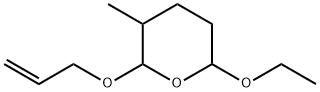 2H-Pyran,6-ethoxytetrahydro-3-methyl-2-(2-propenyloxy)-(9CI) Structure