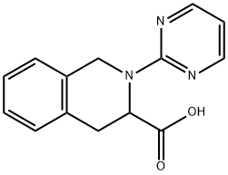 2-pyrimidin-2-yl-1,2,3,4-tetrahydroisoquinoline-3-carboxylic acid Structure