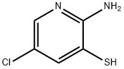 3-Pyridinethiol,2-aMino-5-chloro- Structure