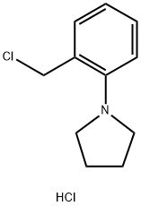 1-[2-(chloromethyl)phenyl]pyrrolidine Structure