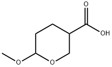 2H-Pyran-3-carboxylicacid,tetrahydro-6-methoxy-(9CI) Structure