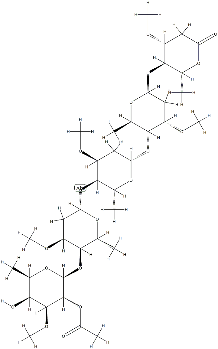 Acetyl Perisesaccharide C 구조식 이미지