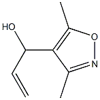 4-이속사졸메탄올,-알파-에테닐-3,5-디메틸-(9CI) 구조식 이미지