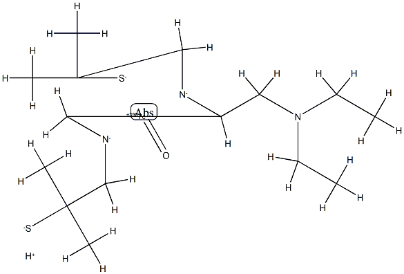 technetium Tc 99m DEA Structure