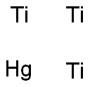 mercury, compound with titanium (1:3) 구조식 이미지