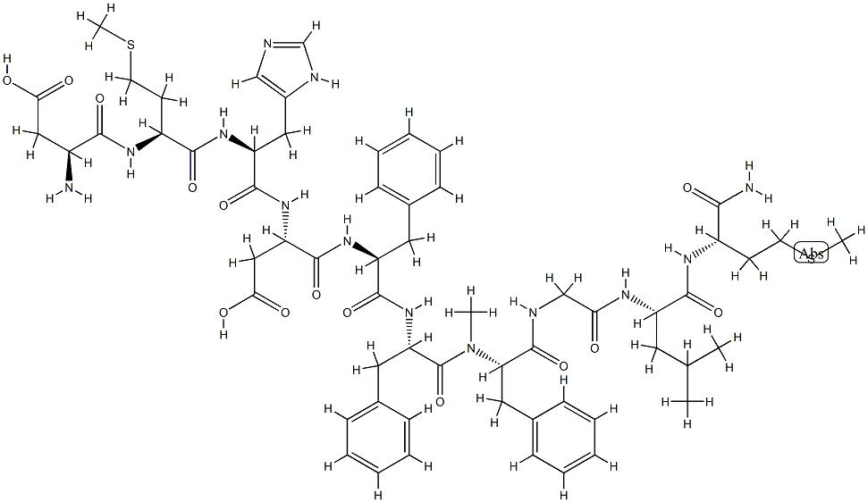 (N-ME-PHE7)-뉴로키닌B 구조식 이미지