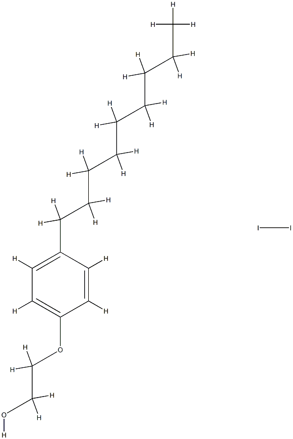 Nonylphenoxypolyethanol-iodine complex Structure