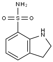 1H-Indole-7-sulfonamide,2,3-dihydro-(9CI) Structure