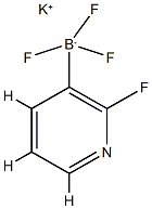 칼륨2-플루오로피리딘-3-트리플루오로보레이트 구조식 이미지