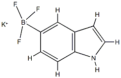 Potassium 5-indolyltrifluoroborate Structure