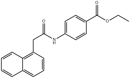 ethyl 4-[(1-naphthylacetyl)amino]benzoate Structure